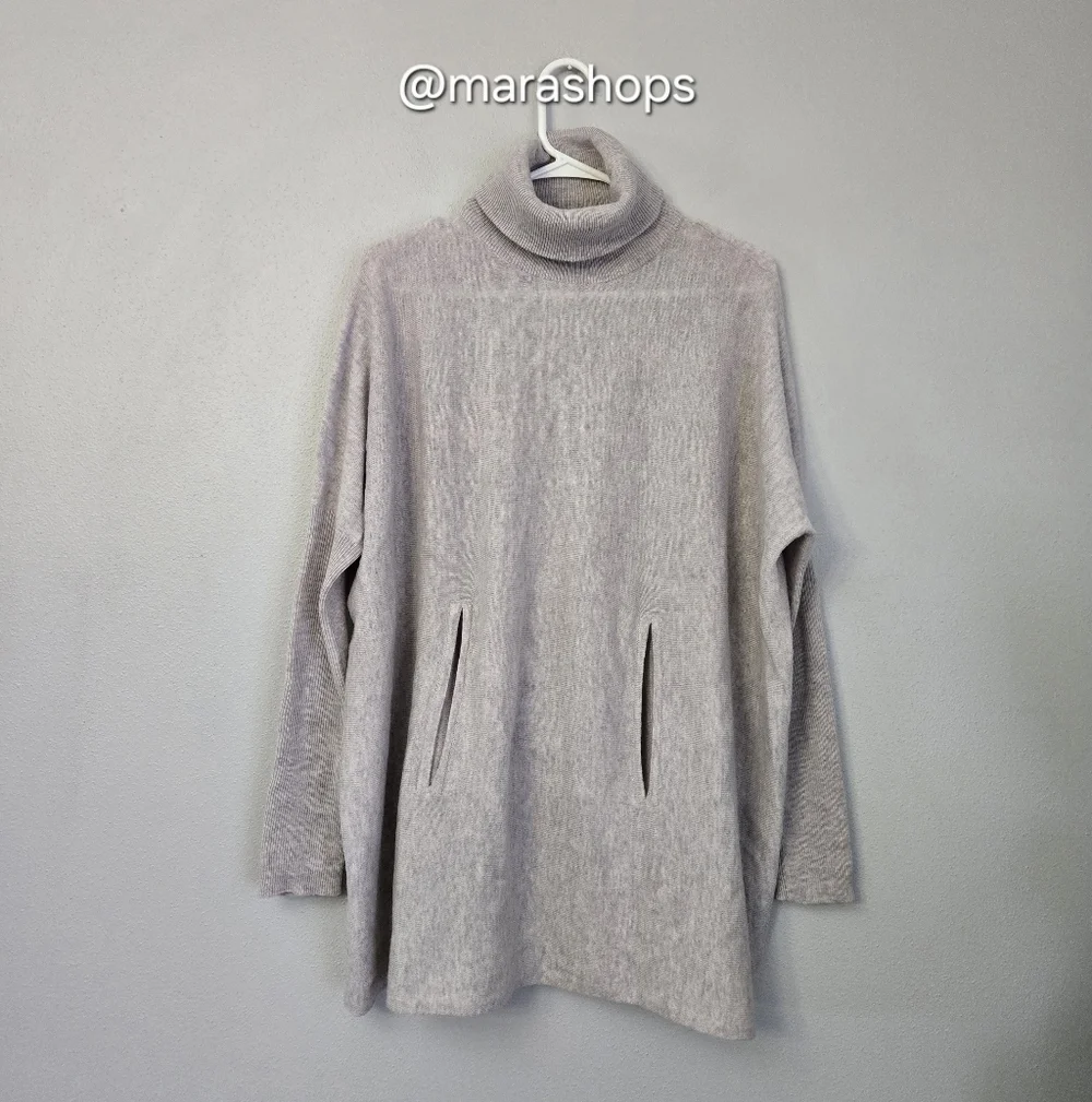 Garnet Hill Oversized Turtleneck Sweater